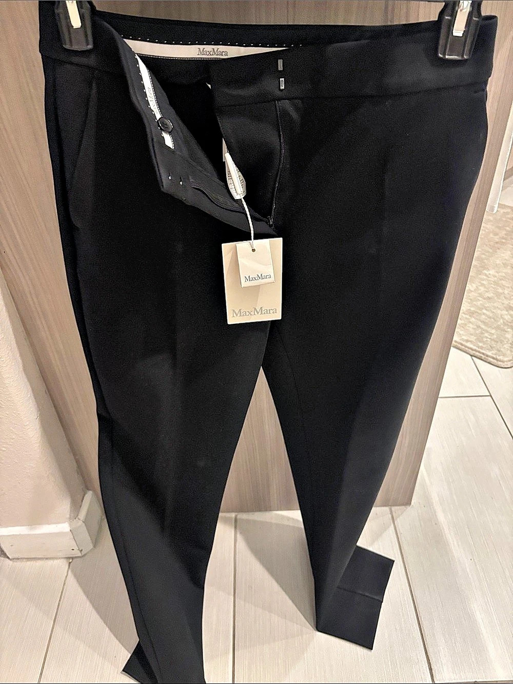 MaxMara Max Mara Trousers Black Trousers Size 10 NWT
